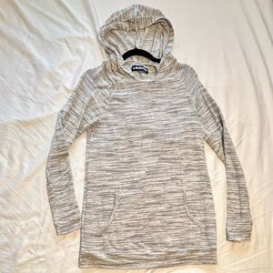 Ink Love and Peace Gray Hooded Sweatshirt